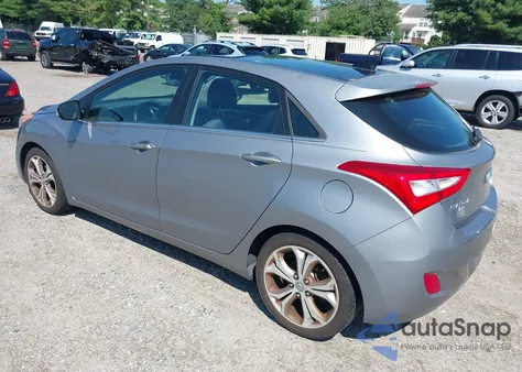 2014 Hyundai Elantra Gt Base W/Blue из США, поврежденный, VIN KMHD35LHXEU163032